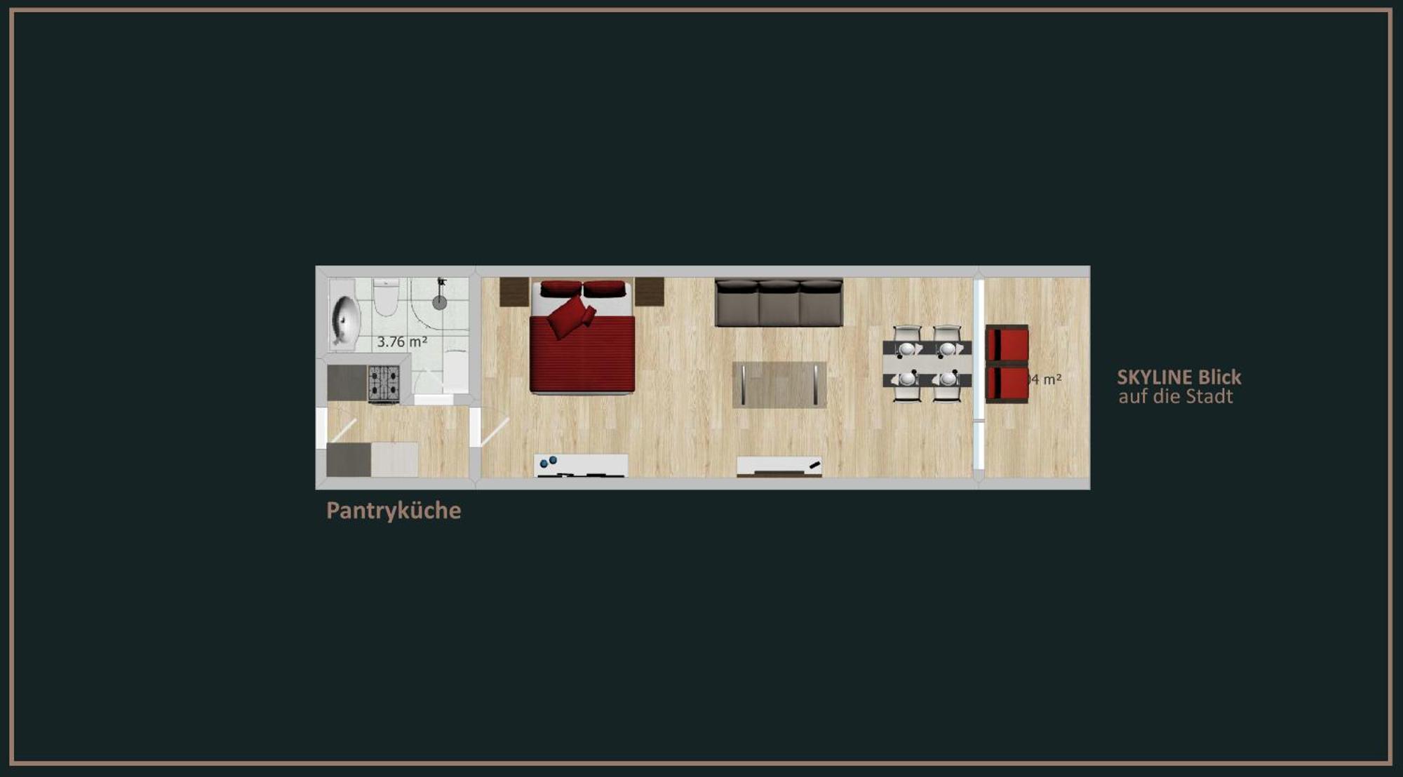 דירות גלזנקירכן Themenpartment Himmel Und Mehr Penthouse מראה חיצוני תמונה